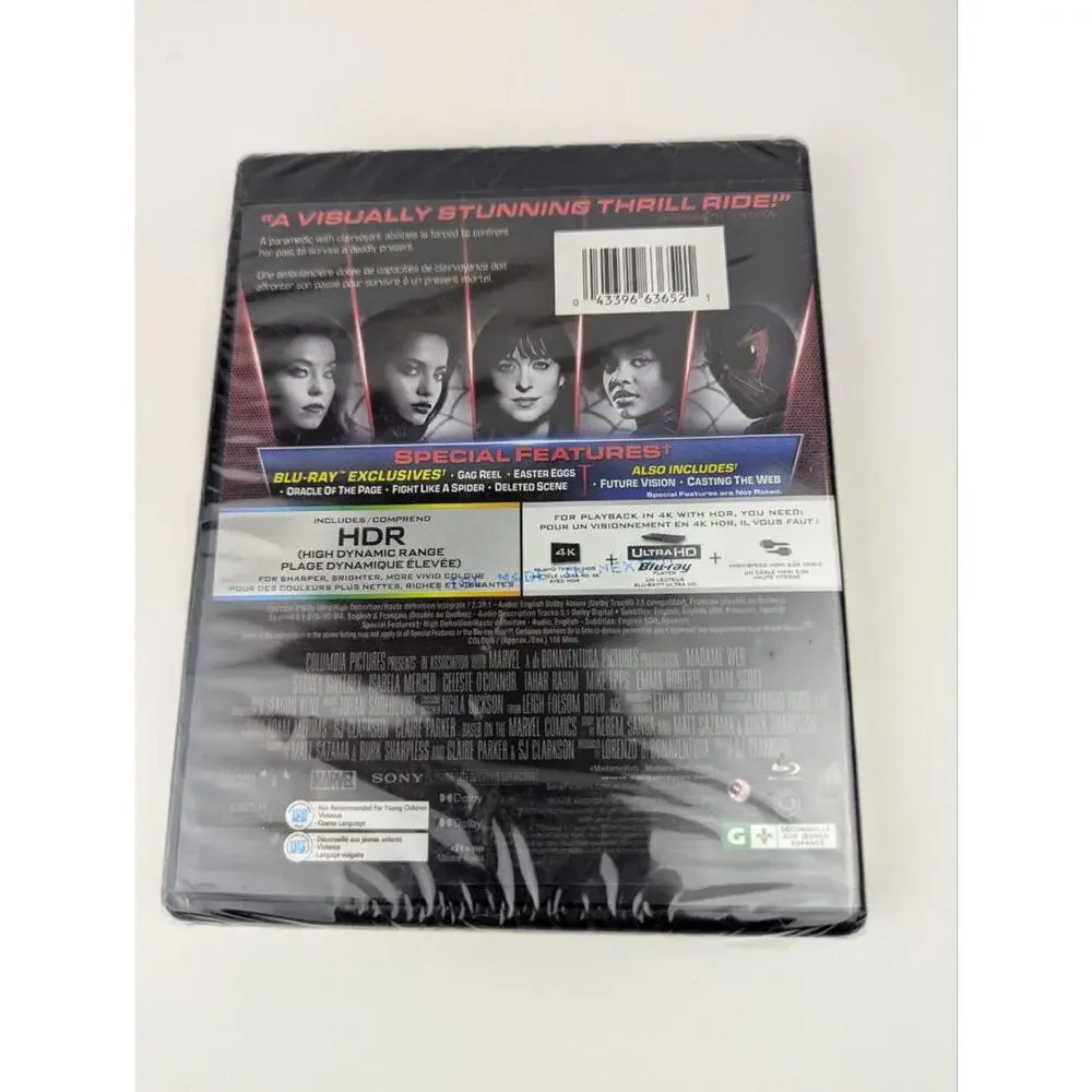 Madame Web 4K Ultra HD Blu-ray with Special Features and HDR Sony - Picture 3 of 3